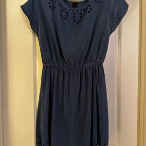 Elegant Blue Mini Dress